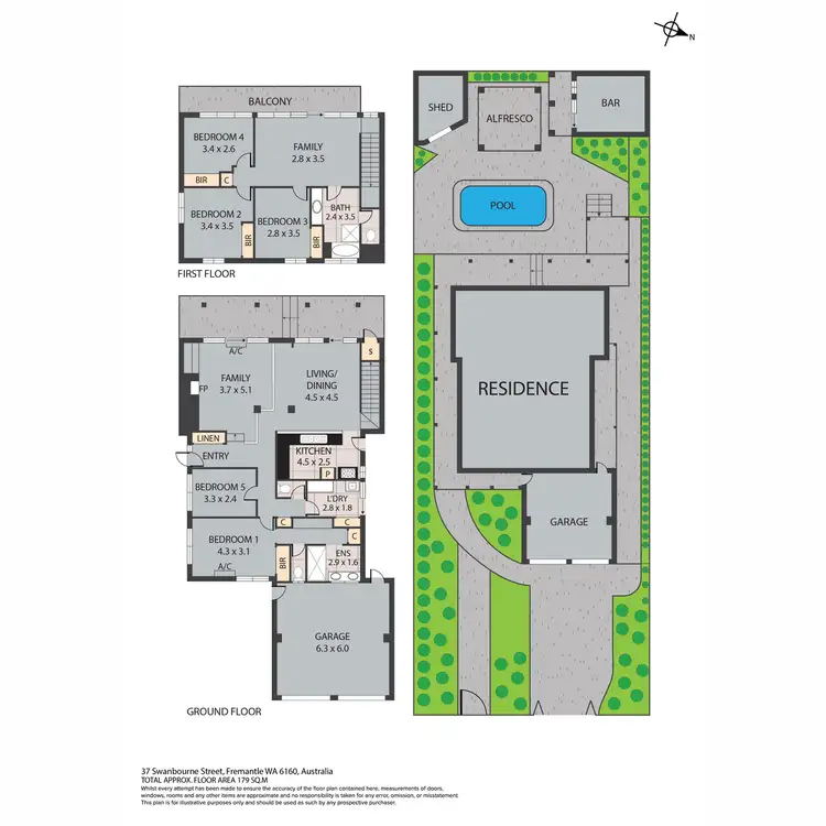 Floorplan of Homely house listing, 37 Swanbourne Street, Fremantle WA 6160