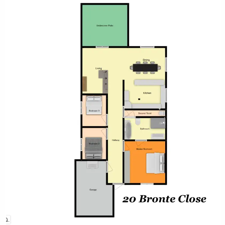 Floorplan of Homely house listing, 20 Bronte Close, Kewarra Beach QLD 4879