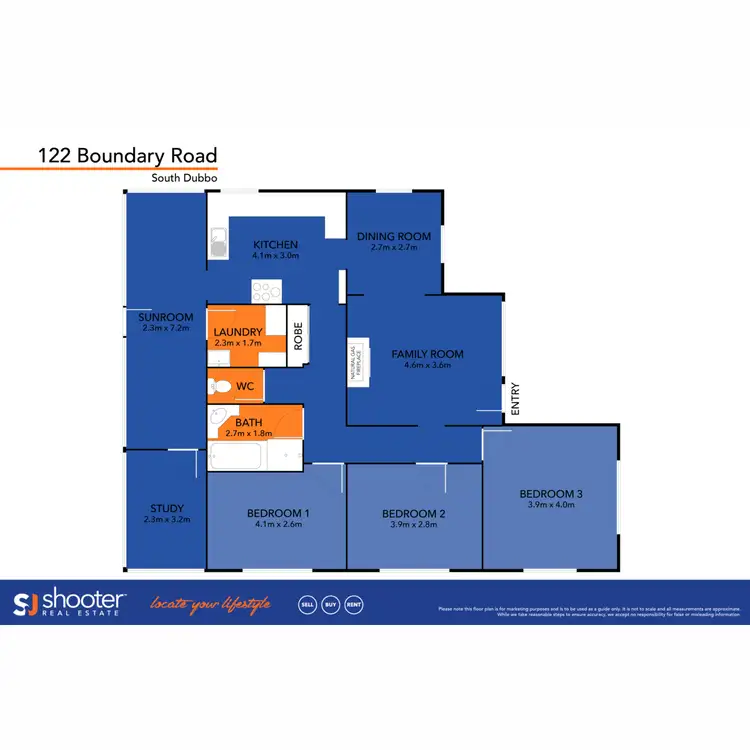 Floorplan of Homely house listing, 122 Boundary Road, Dubbo NSW 2830