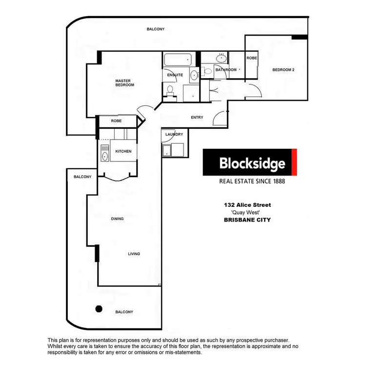 Floorplan of Homely apartment listing, 706/132 Alice Street, Brisbane City QLD 4000