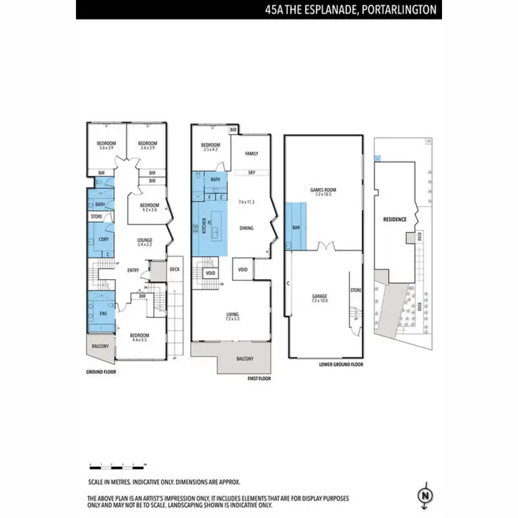 Floorplan of Homely house listing, 45A The Esplanade, Portarlington VIC 3223