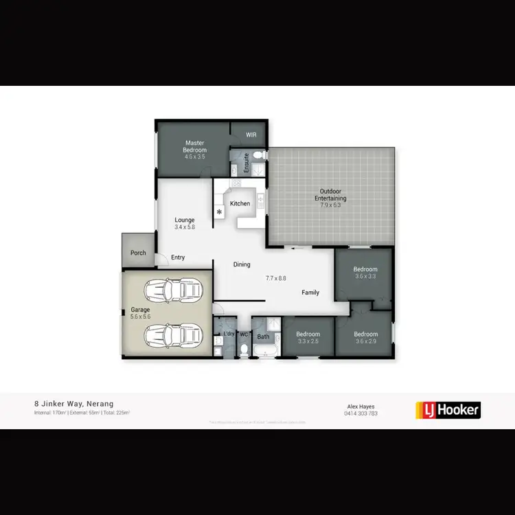 Floorplan of Homely house listing, 8 Jinker Way, Nerang QLD 4211