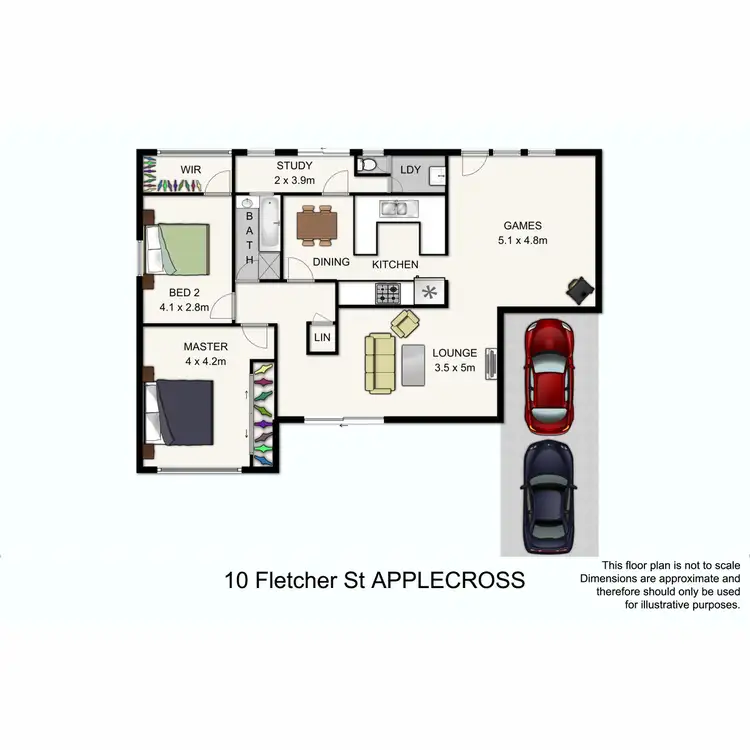 Floorplan of Homely house listing, 10 Fletcher Street, Applecross WA 6153
