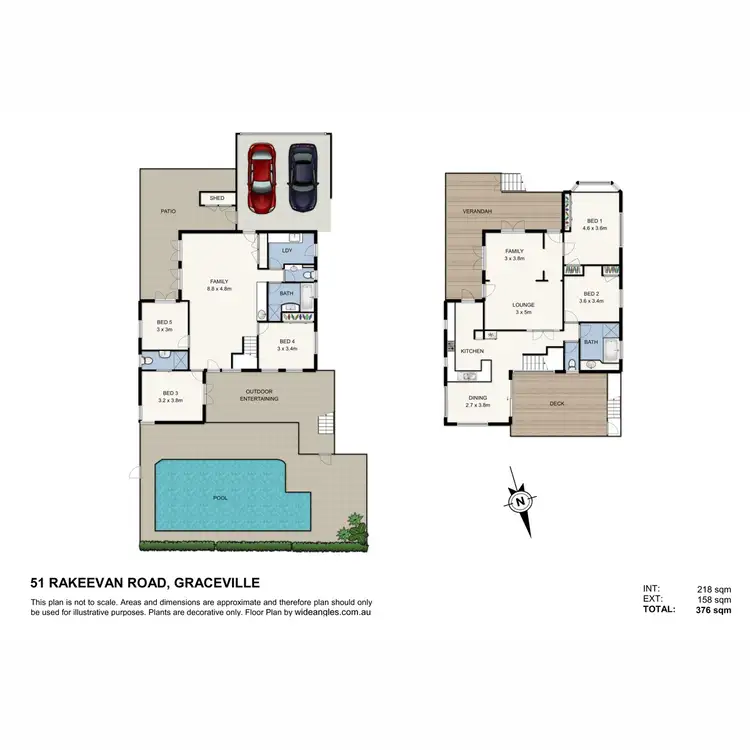 Floorplan of Homely house listing, 51 Rakeevan Road, Graceville QLD 4075