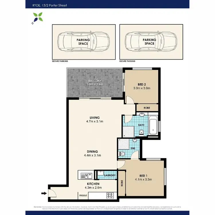 Floorplan of Homely apartment listing, Address available on request