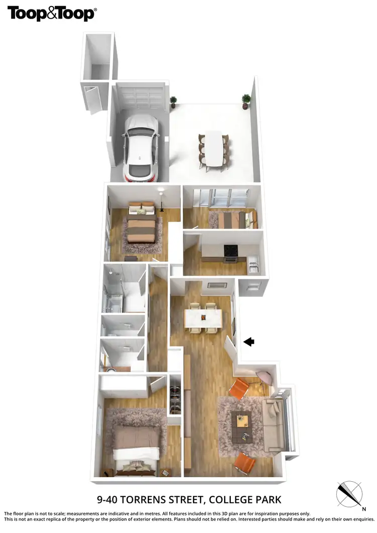 Floorplan of Homely house listing, 9/40 Torrens Street, College Park SA 5069