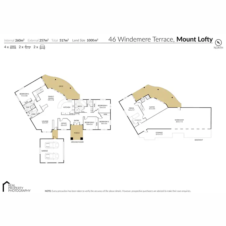 Floorplan of Homely house listing, 46 Windemere Terrace, Mount Lofty QLD 4350