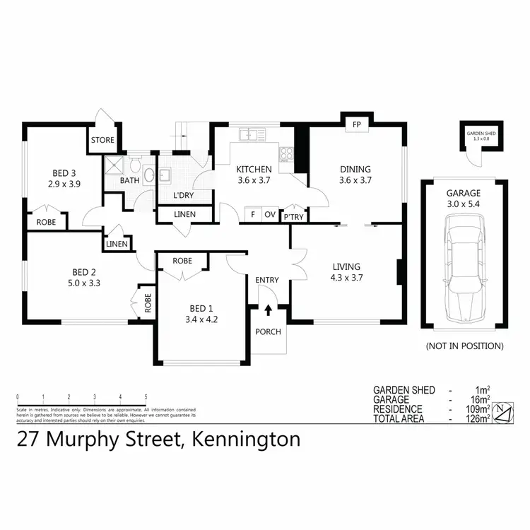 Floorplan of Homely house listing, 27 Murphy Street, Kennington VIC 3550