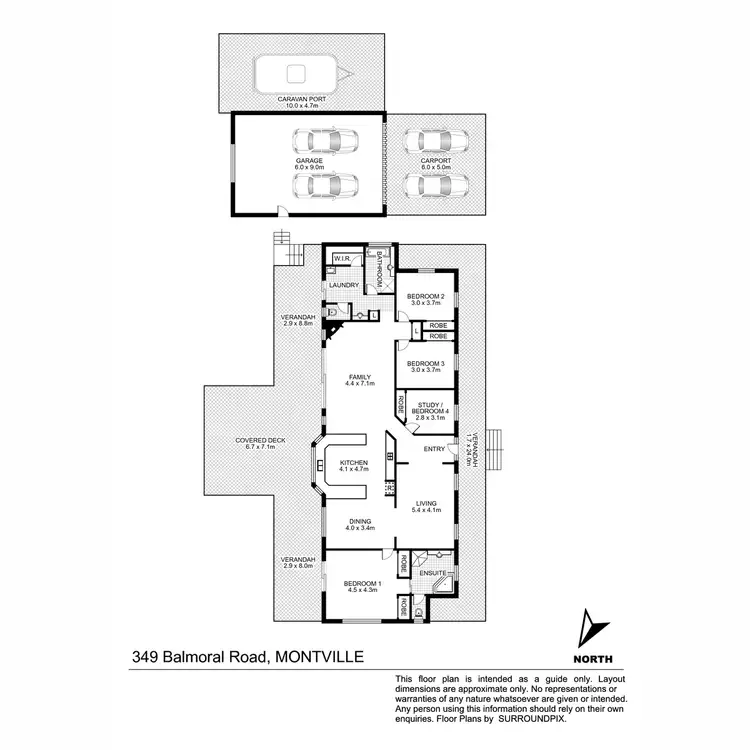 Floorplan of Homely house listing, House 1/349 Balmoral Road, Montville QLD 4560