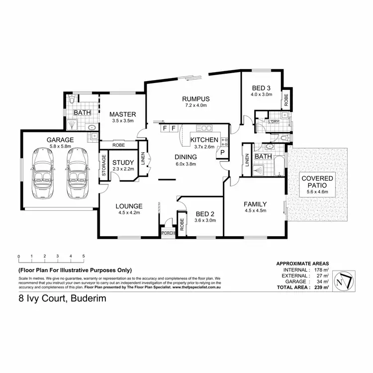 Floorplan of Homely house listing, 8 Ivy Court, Buderim QLD 4556