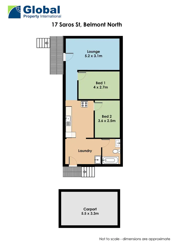 Floorplan of Homely house listing, 17 Saros Street, Belmont North NSW 2280