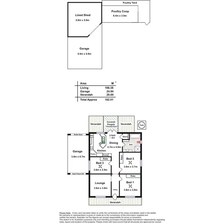 Floorplan of Homely house listing, 19 Railway Terrace, Ottoway SA 5013