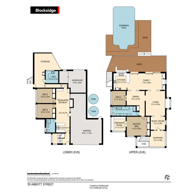 Floorplan of Homely house listing, 55 Abbott Street, Ascot QLD 4007