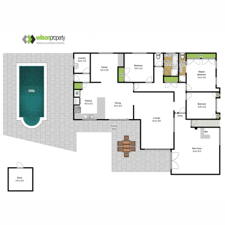 Floorplan of Homely house listing, 15 Blundell Court, Traralgon VIC 3844