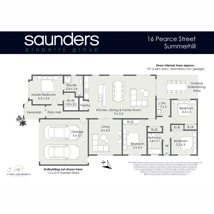 Floorplan of Homely house listing, 16 Pearce Street, Summerhill TAS 7250