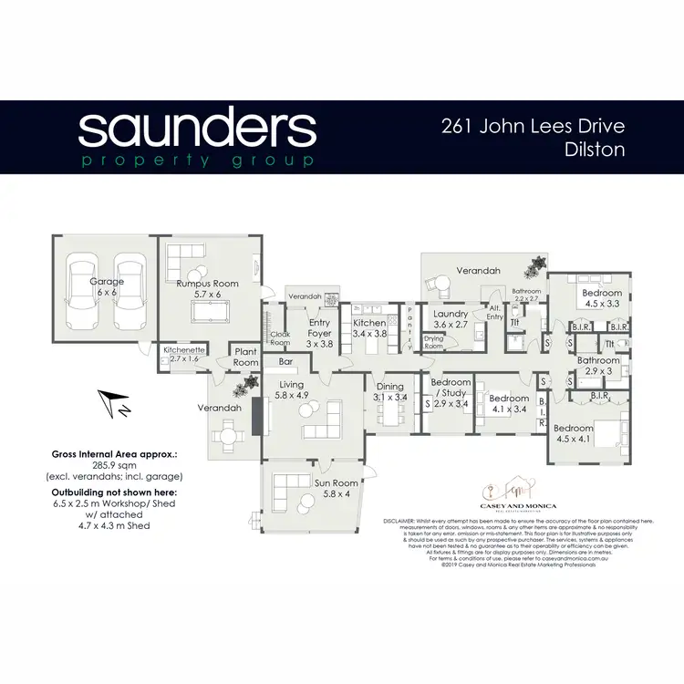 Floorplan of Homely house listing, 261 John Lees Drive, Dilston TAS 7252