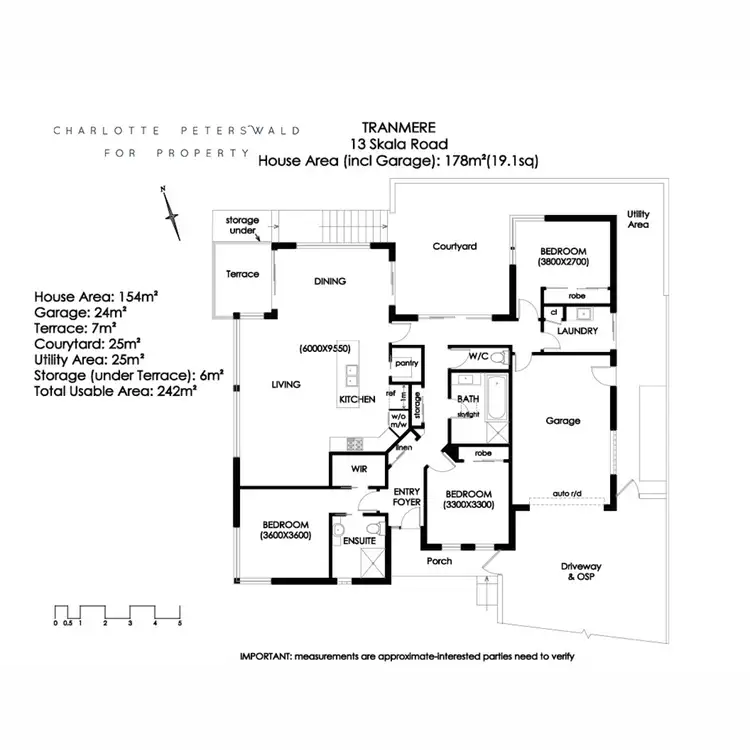 Floorplan of Homely house listing, 13 Skala Road, Tranmere TAS 7018