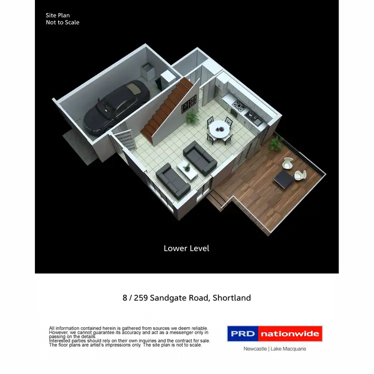 Floorplan of Homely unit listing, 8/259 Sandgate Road, Shortland NSW 2307