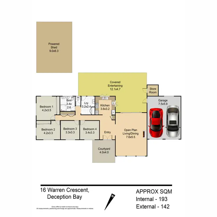 Floorplan of Homely house listing, 16 Warren Crescent, Deception Bay QLD 4508