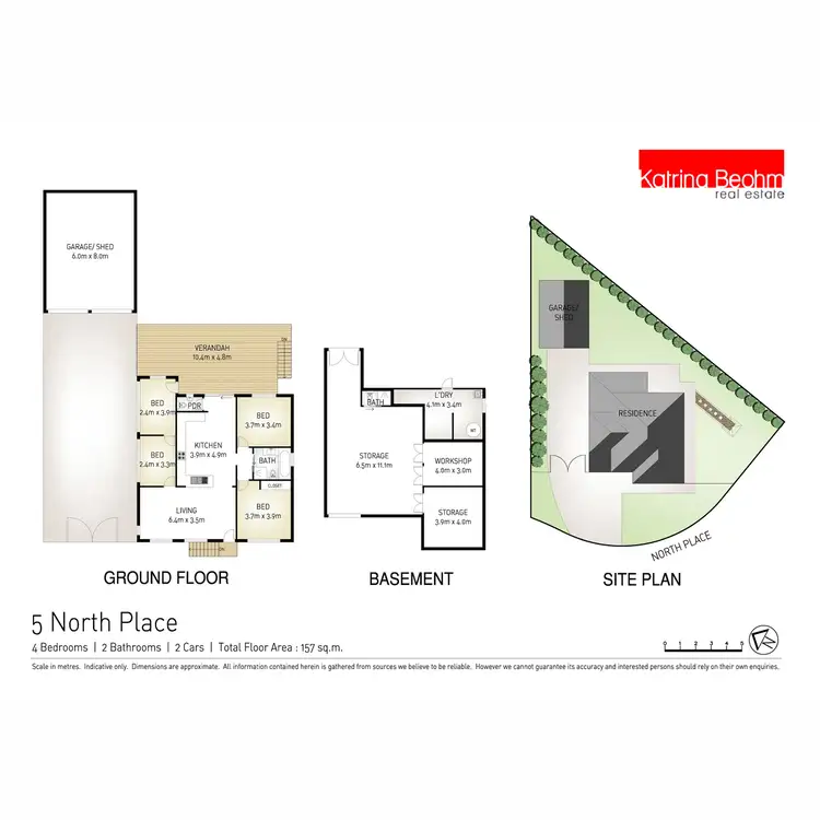 Floorplan of Homely house listing, 5 North Place, Lismore NSW 2480