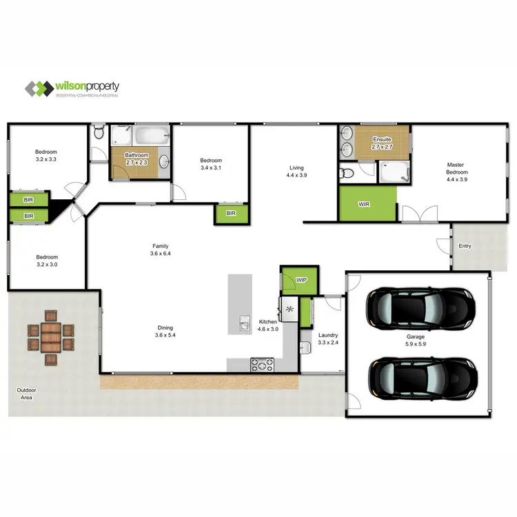Floorplan of Homely house listing, 3 Swinburne Crescent, Traralgon VIC 3844