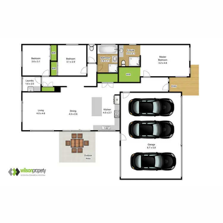 Floorplan of Homely house listing, 4 Tintern Place, Traralgon VIC 3844