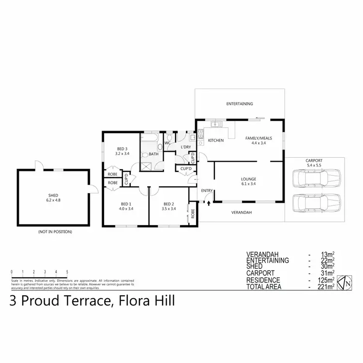 Floorplan of Homely house listing, 3 Proud Terrace, Flora Hill VIC 3550