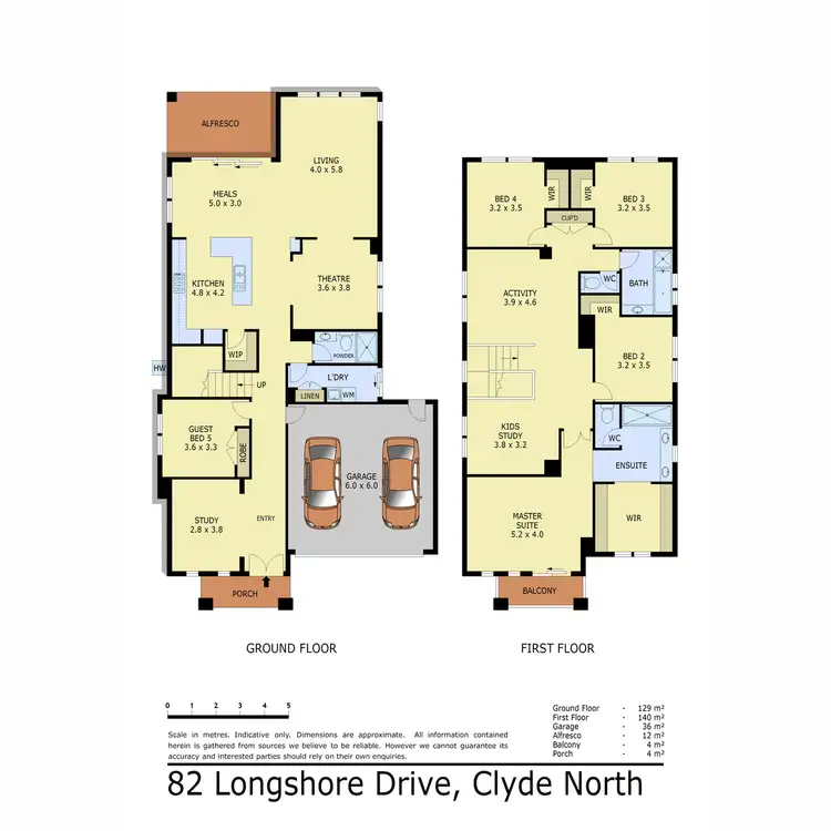 Floorplan of Homely house listing, 82 Longshore Drive, Clyde North VIC 3978