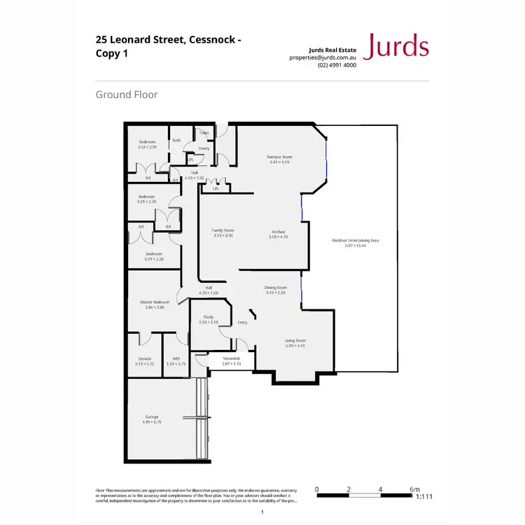 Floorplan of Homely house listing, 25 Leonard Street, Cessnock NSW 2325