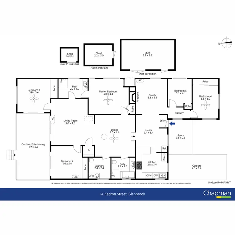Floorplan of Homely house listing, 14 Kedron Street, Glenbrook NSW 2773
