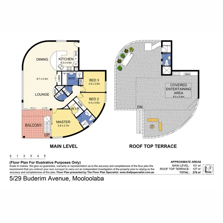 Floorplan of Homely apartment listing, 5/29 Buderim Avenue, Mooloolaba QLD 4557