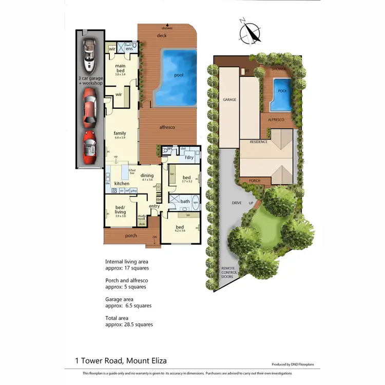 Floorplan of Homely house listing, 1 Tower Road, Mount Eliza VIC 3930