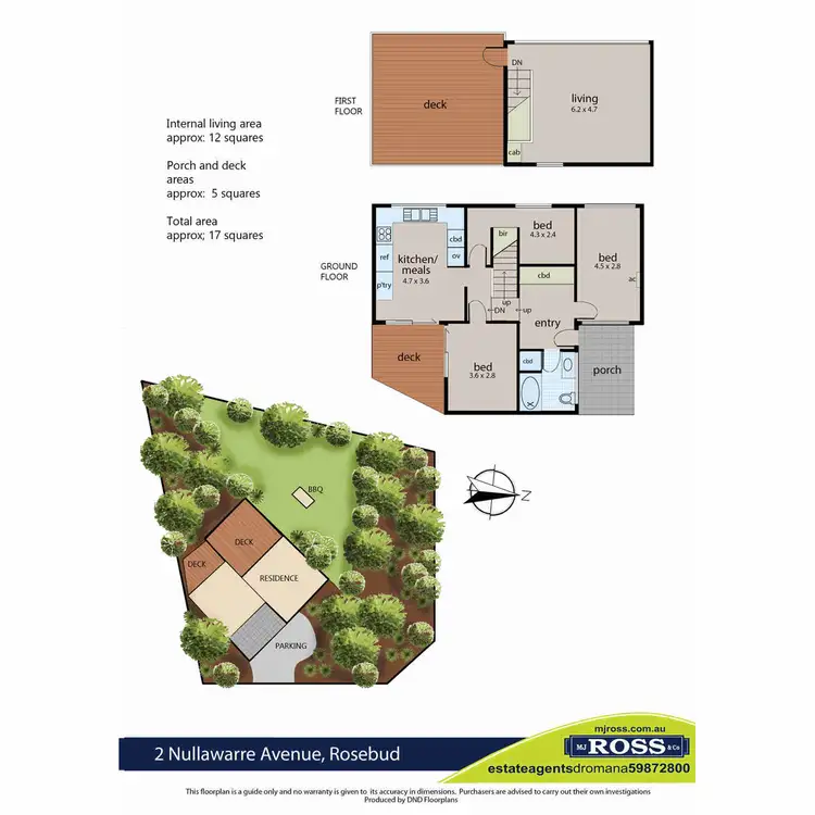 Floorplan of Homely house listing, 2 Nullawarre Avenue, Rosebud VIC 3939