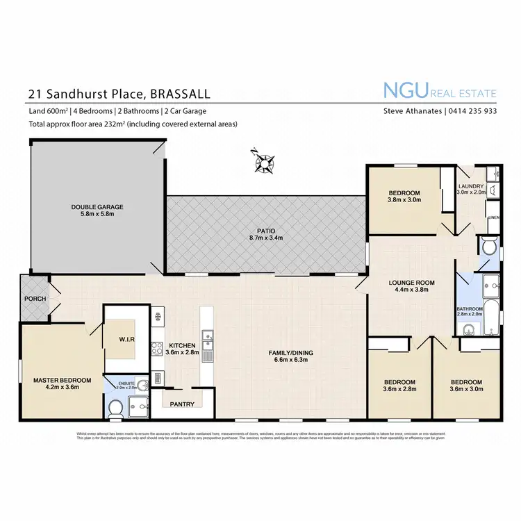 Floorplan of Homely house listing, 21 Sandhurst Place, Brassall QLD 4305