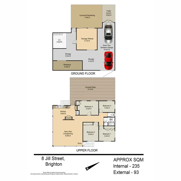 Floorplan of Homely house listing, 8 Jill Street, Brighton QLD 4017