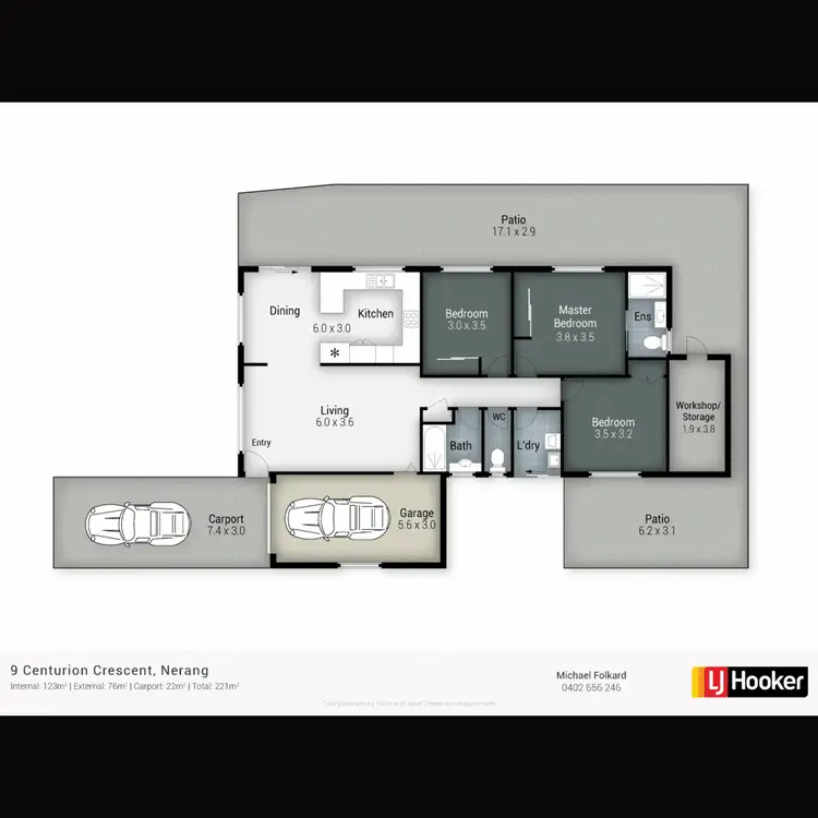 Floorplan of Homely house listing, 9 Centurion Crescent, Nerang QLD 4211