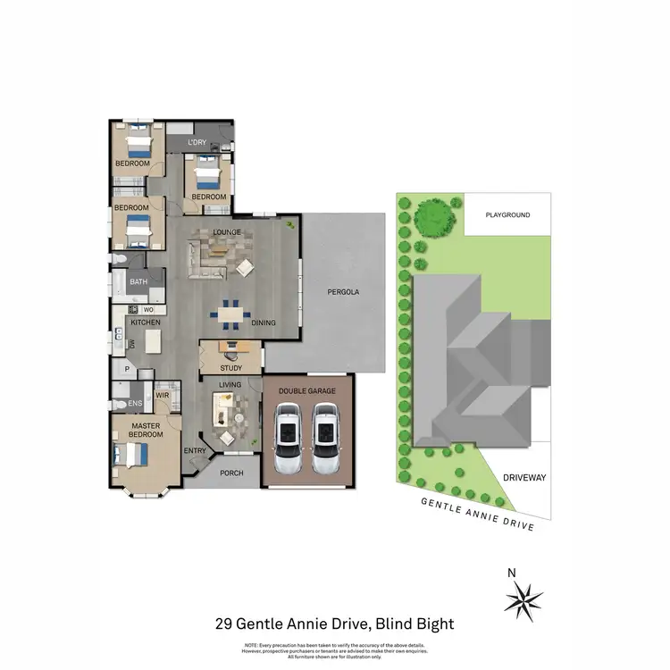 Floorplan of Homely house listing, 29 Gentle Annie Drive, Blind Bight VIC 3980