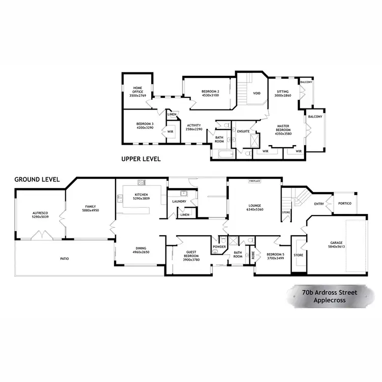 Floorplan of Homely house listing, 70B Ardross Street, Applecross WA 6153