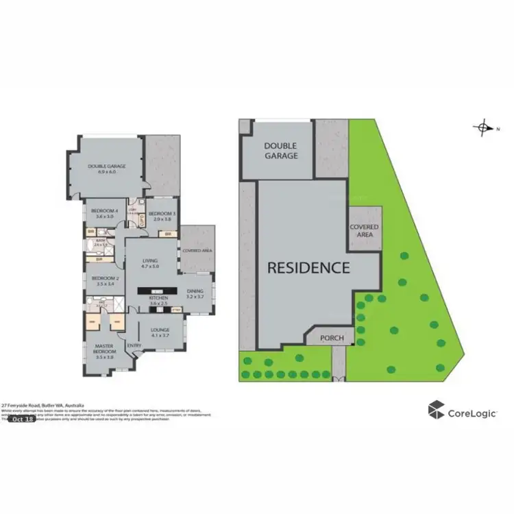 Floorplan of Homely house listing, 27 Ferryside Road, Butler WA 6036