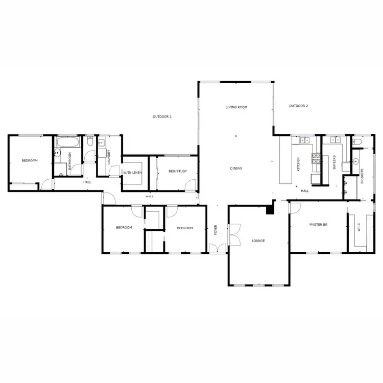 Floorplan of Homely house listing, 71 Bullington Way, Baranduda VIC 3691