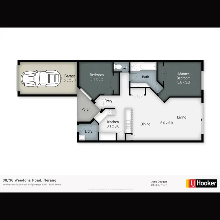 Floorplan of Homely villa listing, 38/36 Weedons Road, Nerang QLD 4211