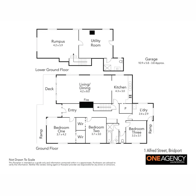 Floorplan of Homely house listing, 1 Alfred Street, Bridport TAS 7262