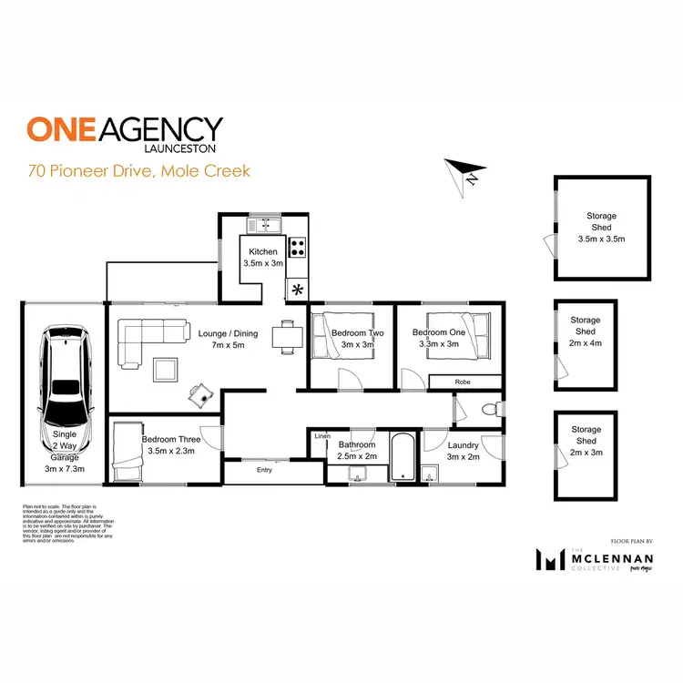 Floorplan of Homely house listing, 70 Pioneer Drive, Mole Creek TAS 7304