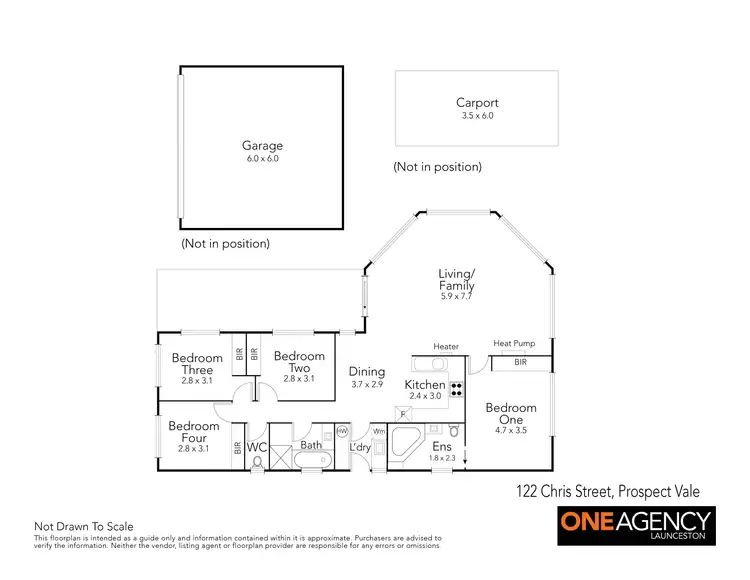 Floorplan of Homely house listing, 122 Chris, Prospect Vale TAS 7250