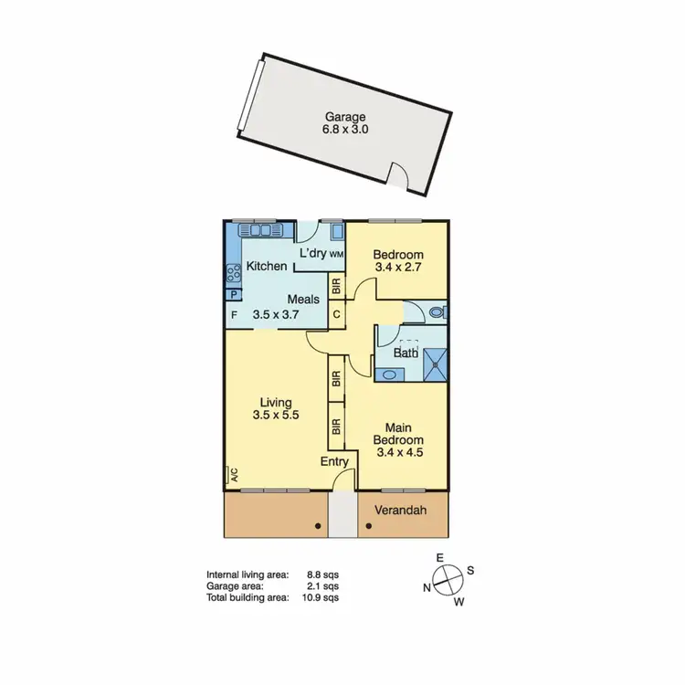 Floorplan of Homely apartment listing, 36/1034 Nepean Highway, Mornington VIC 3931