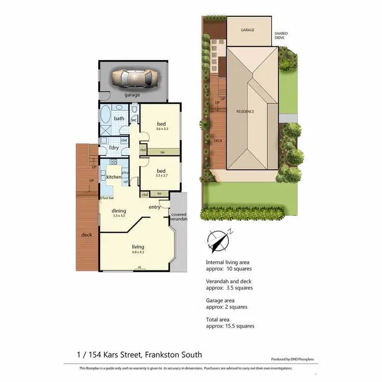 Floorplan of Homely unit listing, 1/154 Kars Street, Frankston South VIC 3199