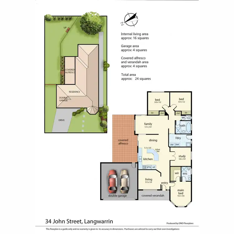 Floorplan of Homely house listing, 34 John Street, Langwarrin VIC 3910