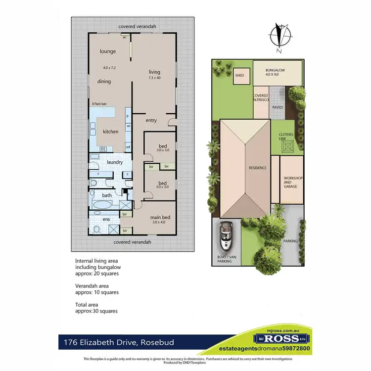 Floorplan of Homely house listing, 176 Elizabeth Drive, Rosebud VIC 3939