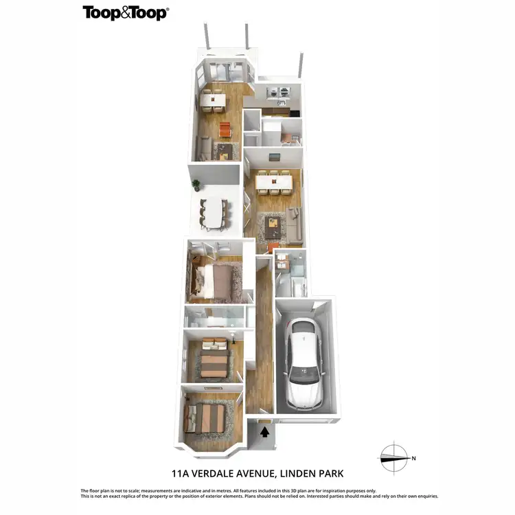 Floorplan of Homely house listing, 11A Verdale Avenue, Linden Park SA 5065