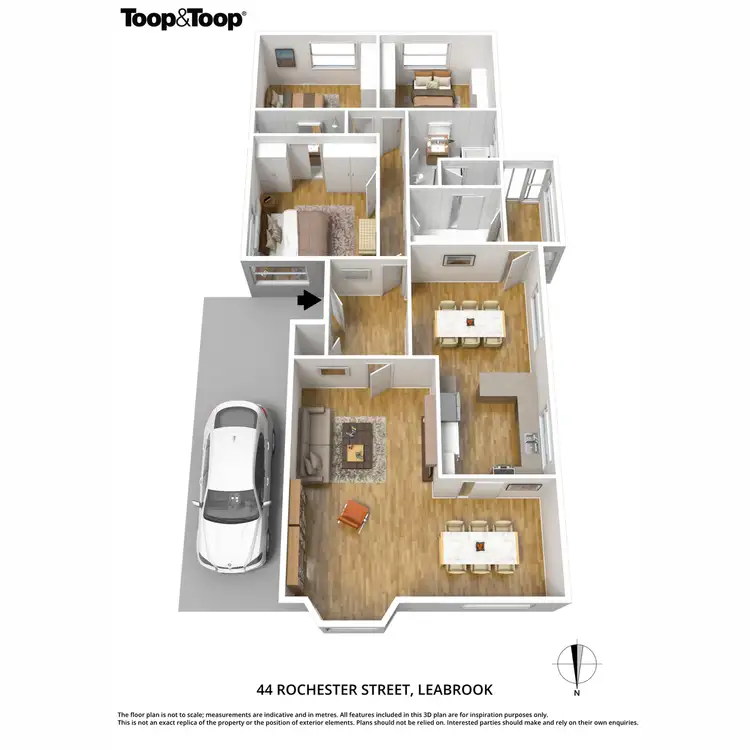 Floorplan of Homely house listing, 44 Rochester Street, Leabrook SA 5068